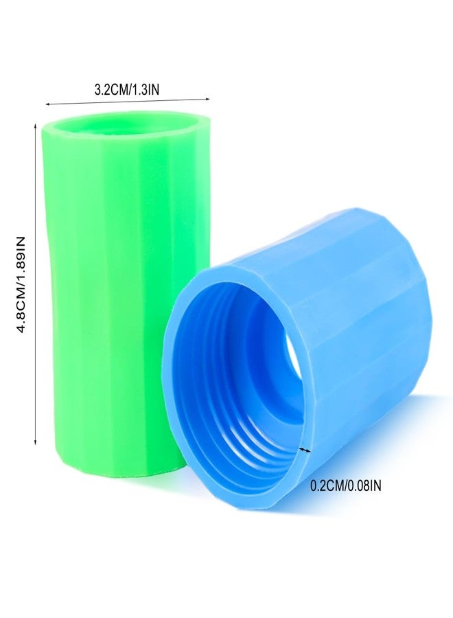 Taefuwr 20PCS Cyclone Tube Connector, Water Maker Vortex Toys, Tube Bottle Connector, Geyser Simulator, Vortex Connector, Cyclone in a Bottle for Scientific Experiment, 5Colors(Red/Green/Blue/Yellow/Purple) - Image 2